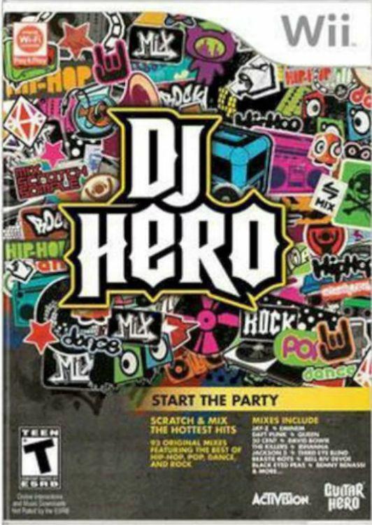 Nintendo  Wii DJ Hero 1 Video Game - Multicolor - Excellent