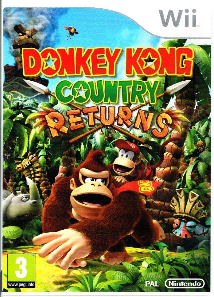 Nintendo  Wii Donkey Kong Country Returns Video Game  - Multicolor - Excellent
