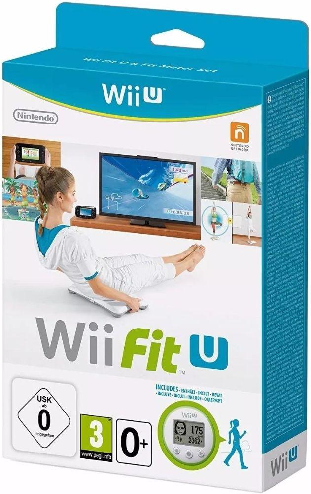 Nintendo  Wii Fit U with Fit Meter (Bundle) - White - Excellent