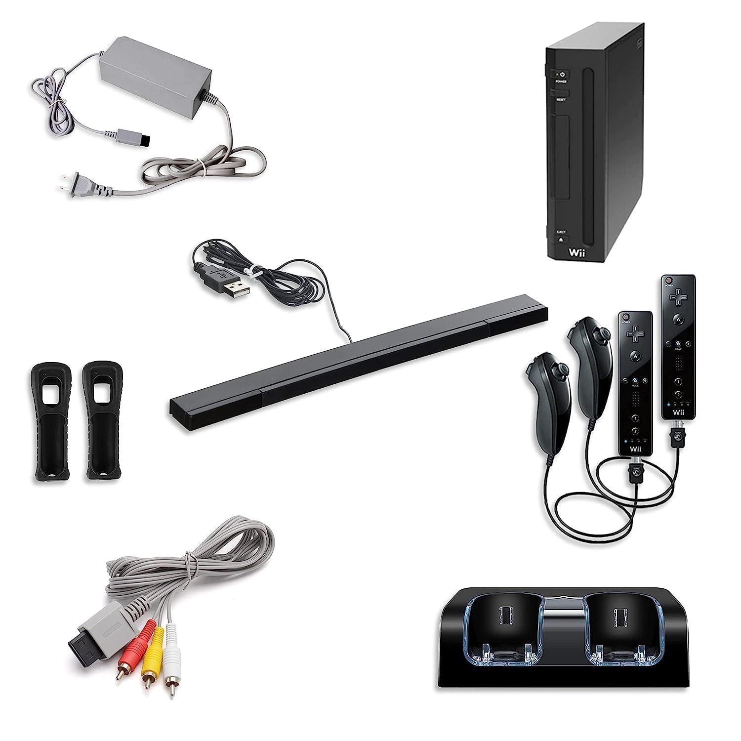 Nintendo  Wii Gaming Console Bundle - Black - Excellent