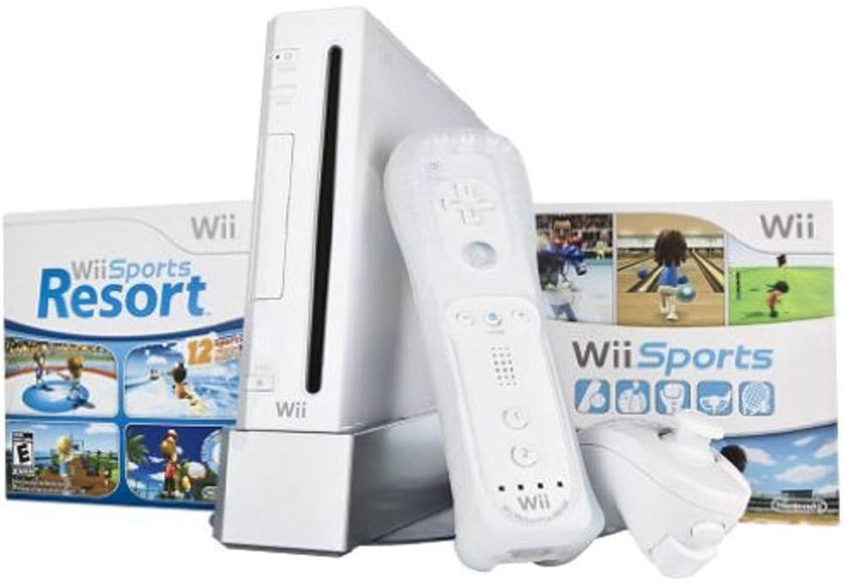 Nintendo  Wii Gaming Console Bundle - Wii Sports Resort & Wii MotionPlus Bundle (White) - Excellent