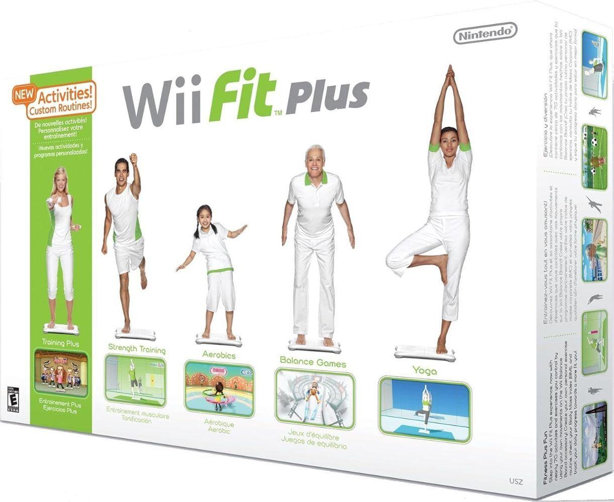 Nintendo Wii Gaming Console Bundle - Wii Fit Plus Bundle (White)