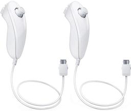 Nintendo Wii Nunchuck Wired Controller (2Pack) - White