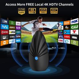 Nogyzo TV Antenna for Smart TV - Black
