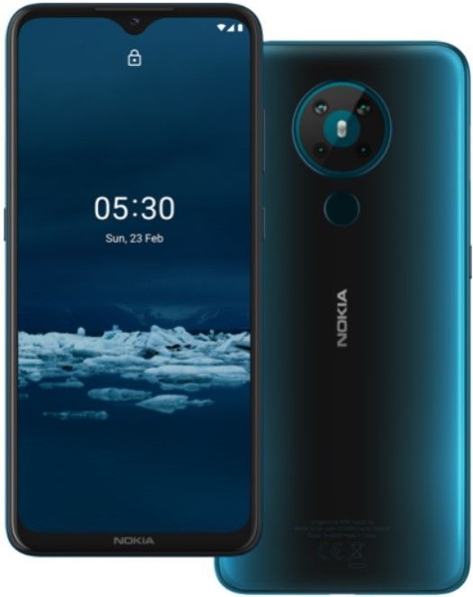 Nokia 5.3 - 64GB - 4GB RAM - 2 Physical SIM - Cyan - Unlocked
