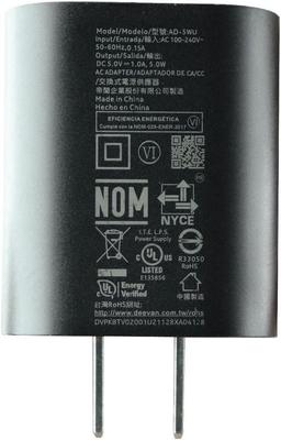 Nokia Single USB Wall Charger AC Adapter (AD-5WU) - Black