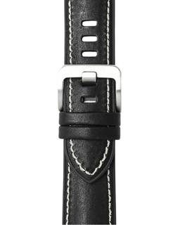 Novonappa Hybrid Leather watch strap (20mm) - Black