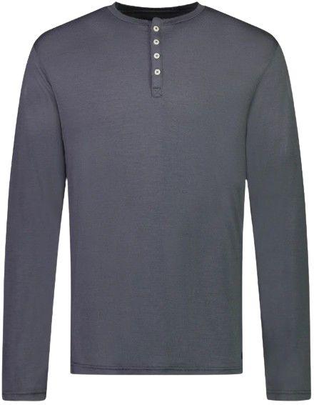 Nui  Men's Wainui Henley S - Charcoal - Brand New
