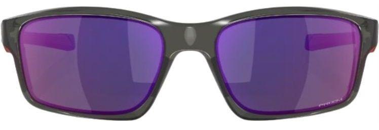 Oakley  Chailink Man Sunglasses Polished OO9247 - Oored Irid Polarized / Grey Smoke - Excellent