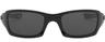 Oakley Fives Squared Mens Sunglasses - Grey Lenses/Polished Black Frame