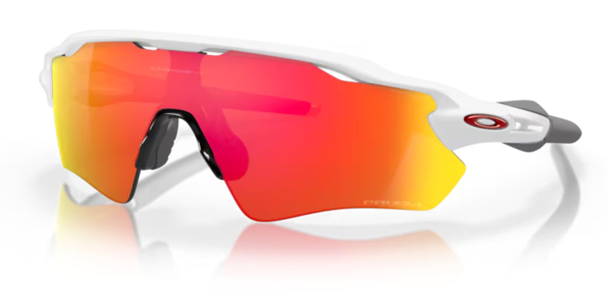 Oakley Radar EV Path Team Colors Prizm Ruby Sunglasses - Prizm Ruby/Polished White Frame - Acceptable