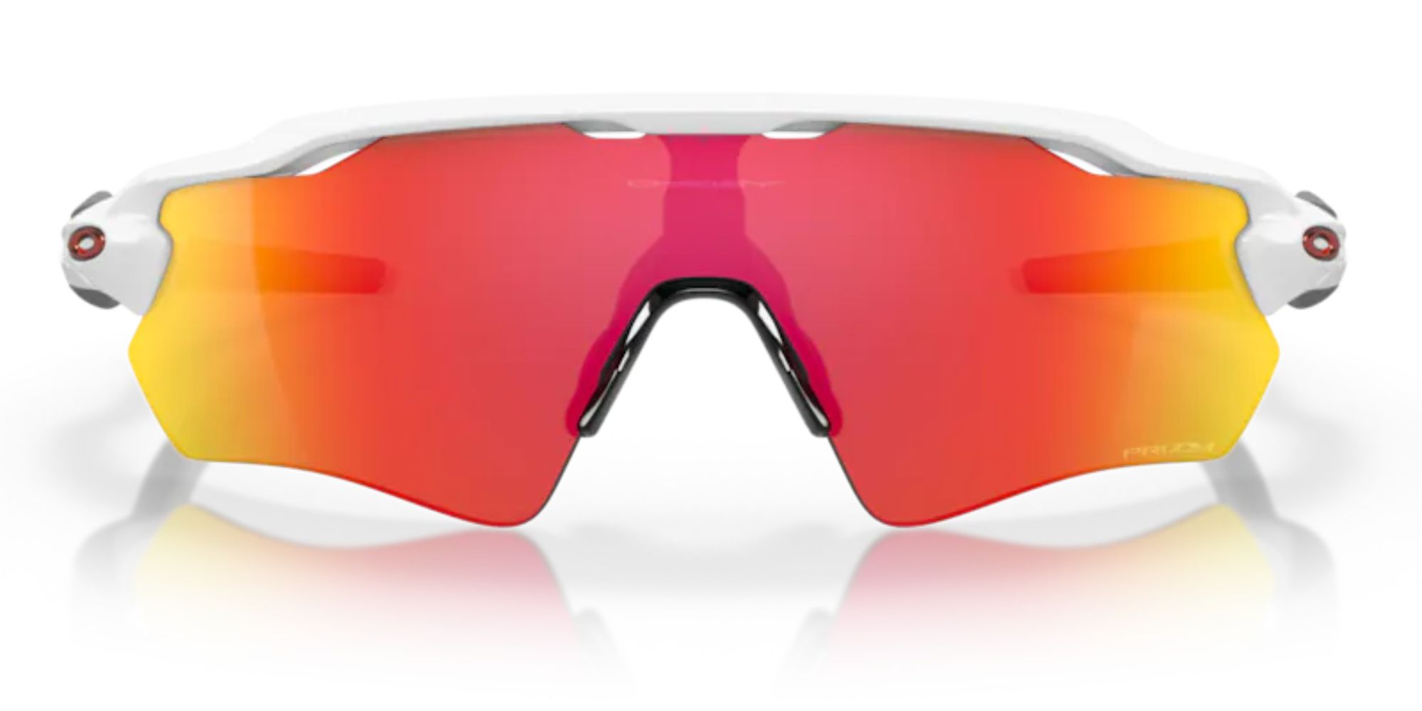 Oakley Radar EV Path Team Colors Prizm Ruby Sunglasses - Prizm Ruby/Polished White Frame - Acceptable