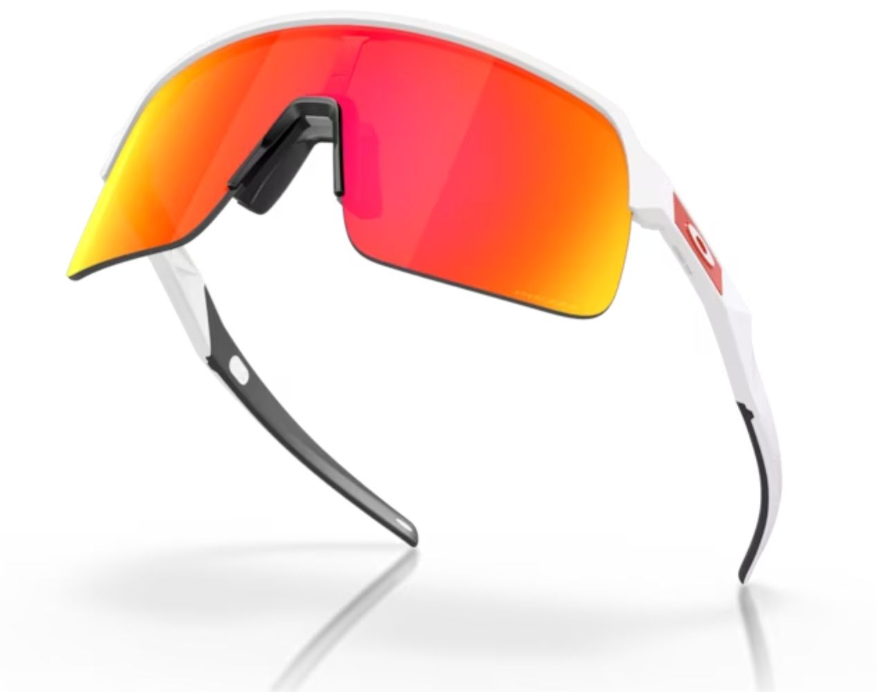 Oakley Sutro Lite Prizm Ruby Sunglasses - Prizm Ruby/Matte White Frame - Good