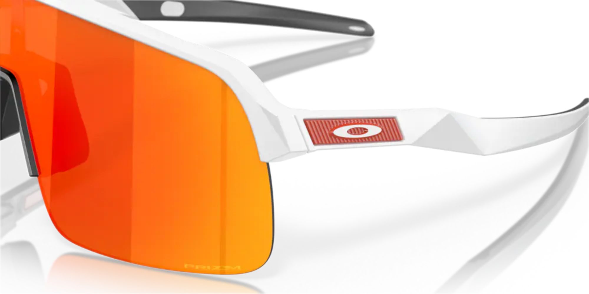 Oakley Sutro Lite Prizm Ruby Sunglasses - Prizm Ruby/Matte White Frame - Good