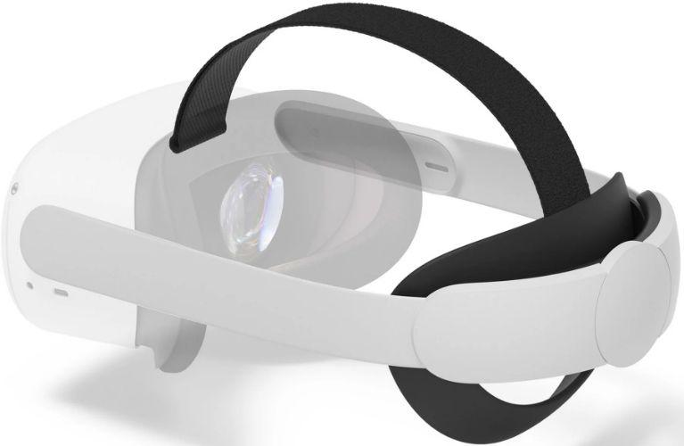 Oculus  Quest 2 Adjustable Elite Head Strap - White - Brand New
