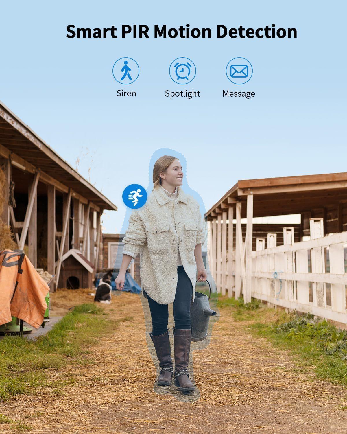 Oculview 4G Cellular Security Camera - White