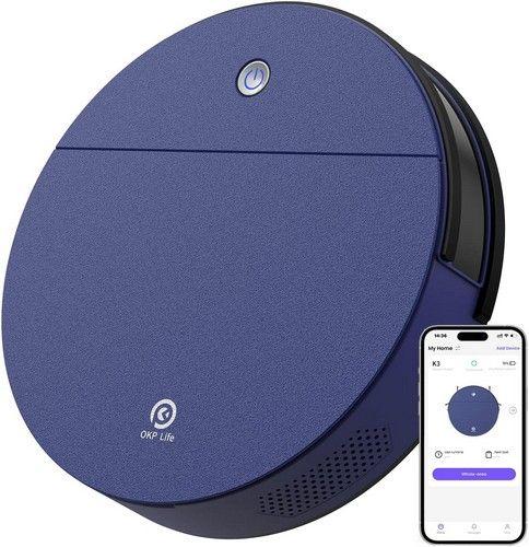 OKP  K3 Self-Charging Robotic Vacuum Cleaner - Blue - Excellent