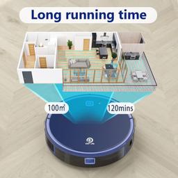 OKP K7 Robot Vacuum Cleaner - Dark Blue