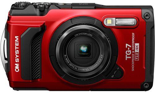 OM System  Tough TG-7 Digital Camera - Red - Excellent