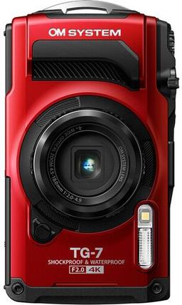 OM System Tough TG-7 Digital Camera - Red