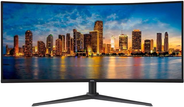 Onn. 100133225 Curved Dual Gaming Monitor 49" in Black in Excellent condition