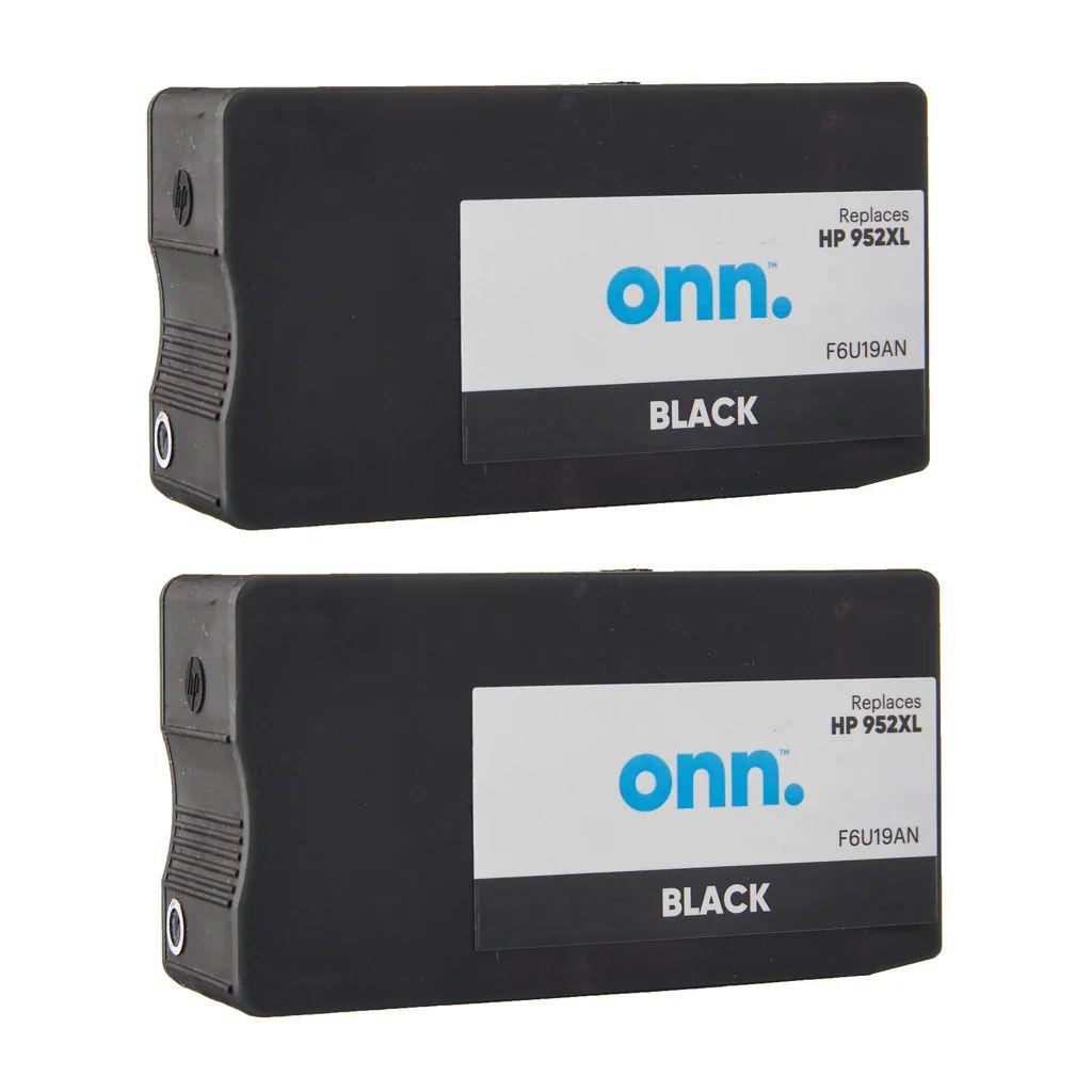 Onn. onn. Ink Cartridges  HP 952XL Black 2 Cartridges - Black - Acceptable