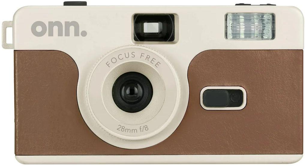 Onn.  Reusable 35mm 2MP Camera with Flash - Brown - Excellent