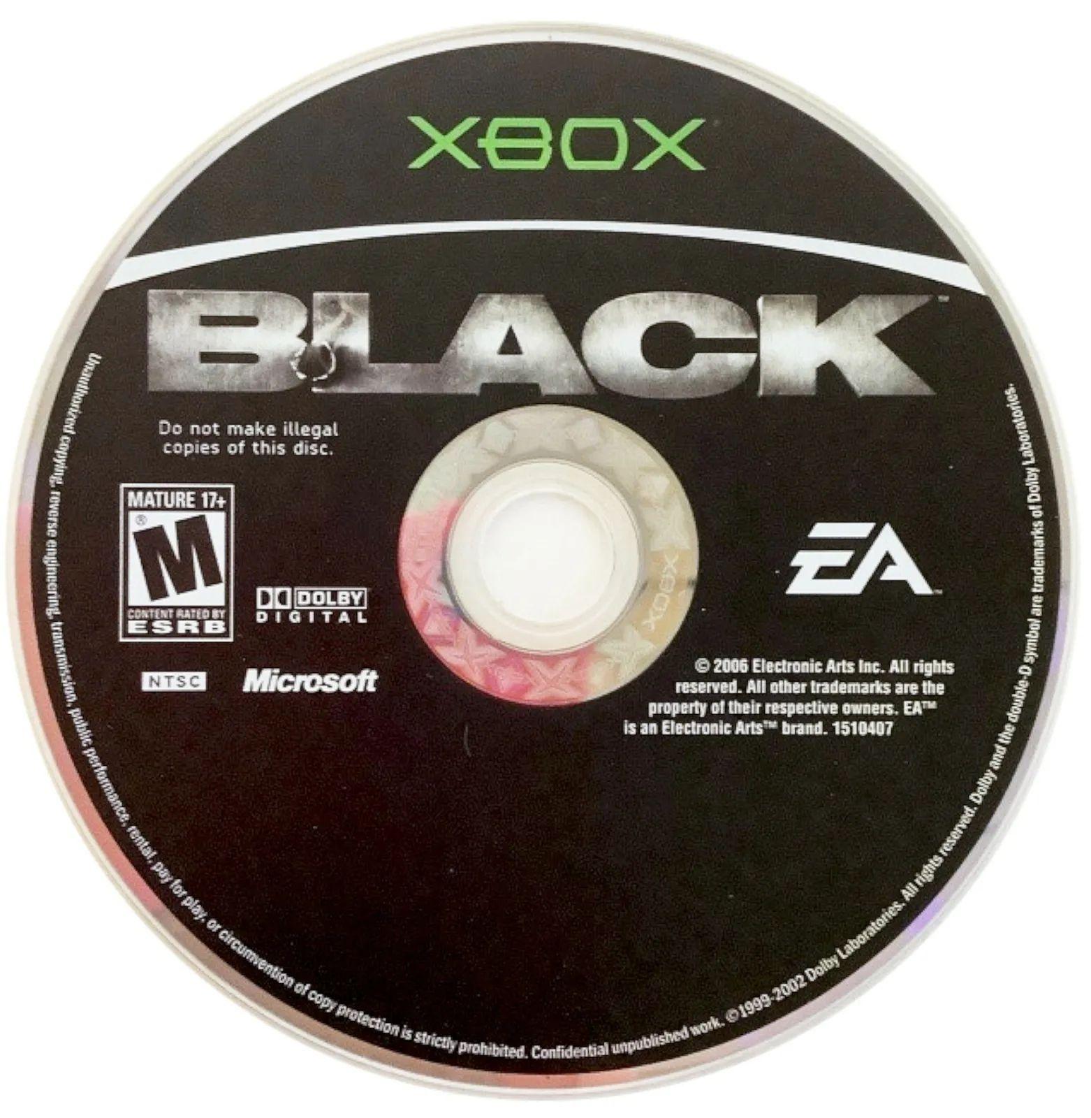 Microsoft Original Xbox Black  EA Video Game (Disc Only) - Black - Acceptable