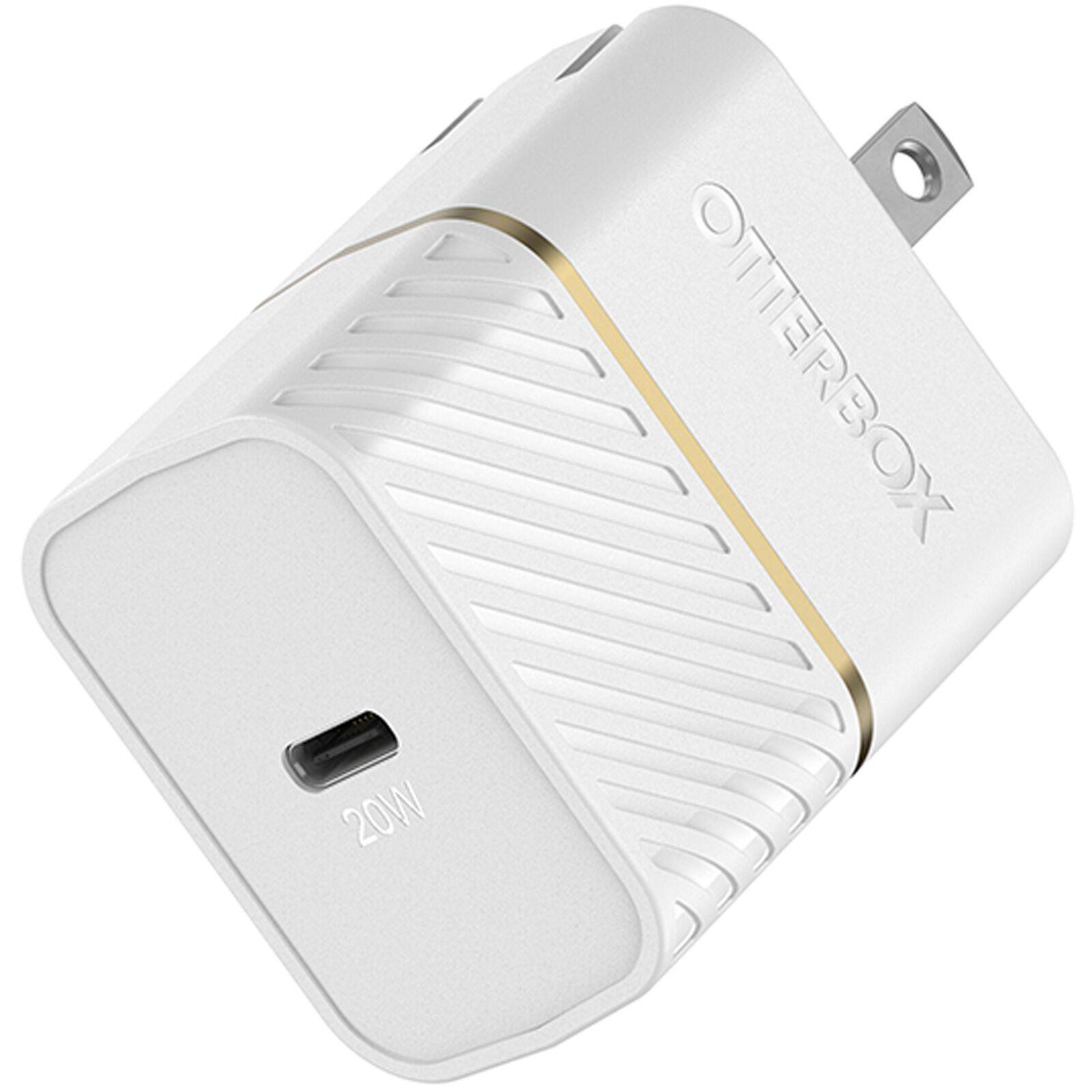 OtterBox  20W USB-C Wall Fast Charger (US) - White - Excellent