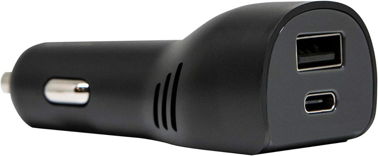 Otterbox  Dual Port USB-A/USB-C 15W Car Charger - Black - Premium