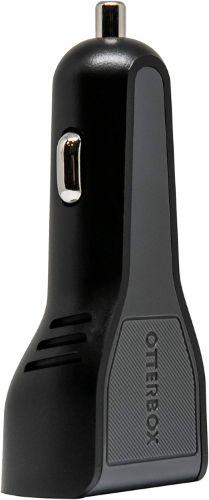 Otterbox Dual Port USB-A/USB-C 15W Car Charger - Black