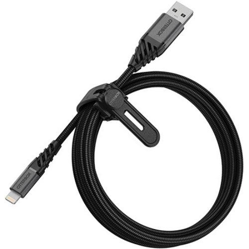 Otterbox  Lightning to USB-A Cable - Premium (2m) - Dark Ash Black - Premium