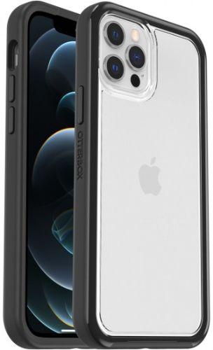 OtterBox - Clear iPhone 12 & 12 Pro Case (ONLY) - Scratch-Resistant Protective Phone Case, Sleek & Pocket-Friendly Profile - Black Crystal - Excellent
