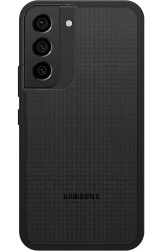 Otterbox React Series Phone Case for Galaxy S22 - Black Crystal (Clear/Black)