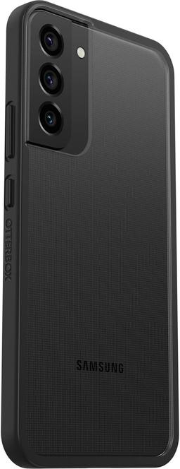 OtterBox React Series Phone Case for Galaxy S22+ - Black Crystal (Clear/Black)