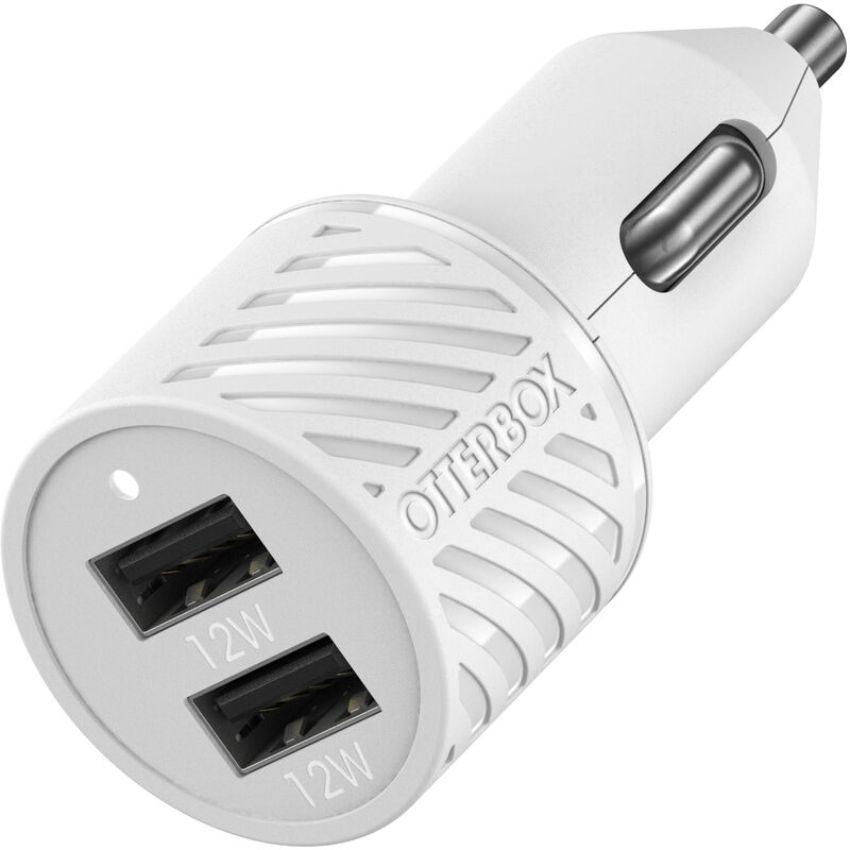 OtterBox  USB-A Dual Port Car Charger (24W) - Cloud Dream - Premium