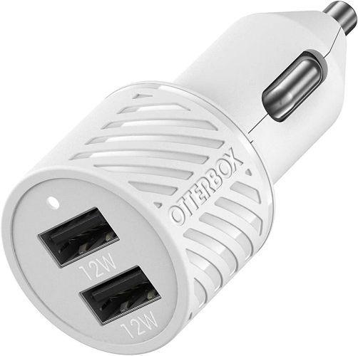 OtterBox  USB-A Dual Port Car Charger (24W) - Cloud Dream - Premium
