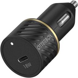 OtterBox USB-C 18W Fast Charge Car Charger - Black Shimmer