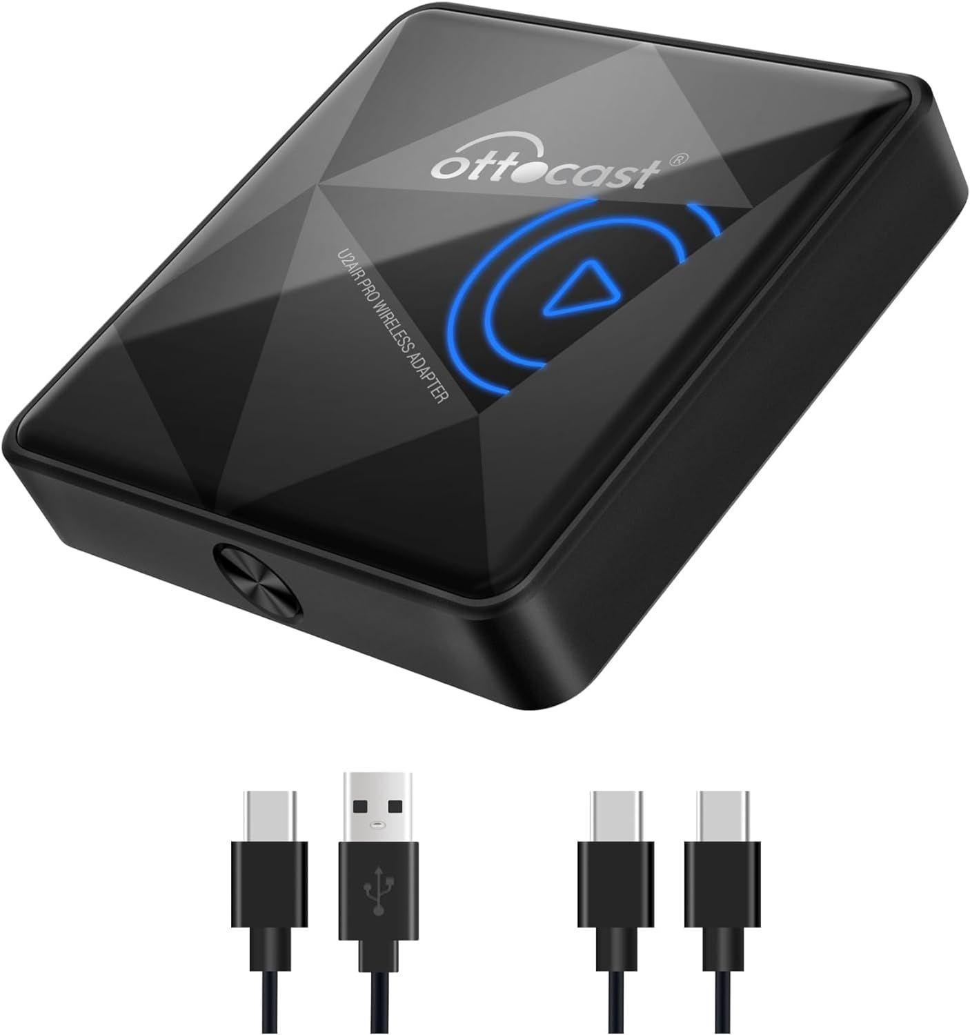 Ottocast U2AIR Pro Wireless CarPlay Adapter - Black