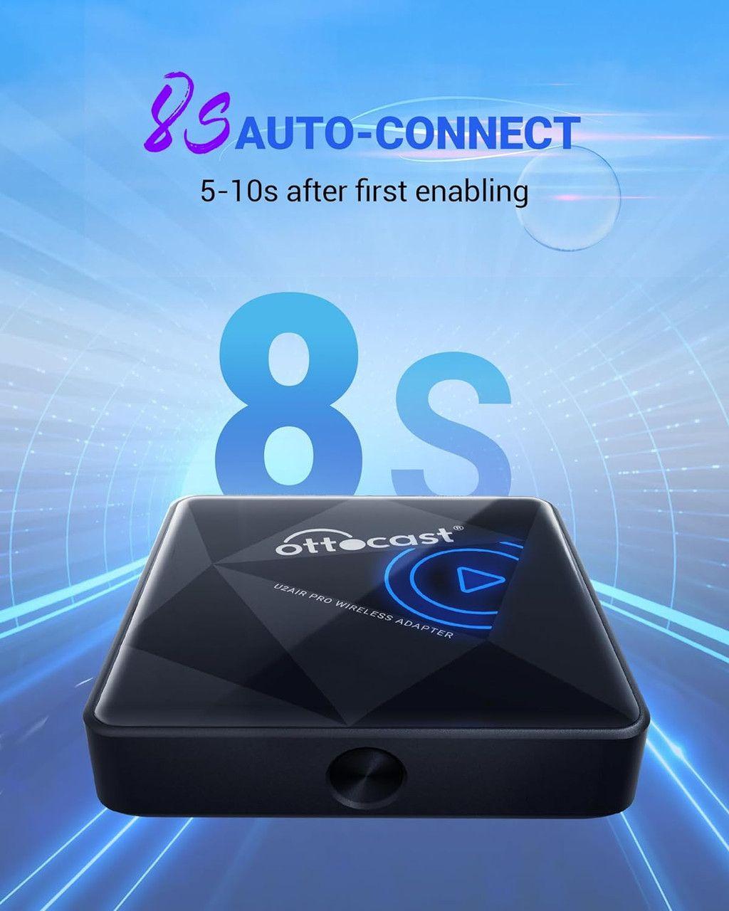 Ottocast U2AIR Pro Wireless CarPlay Adapter - Black