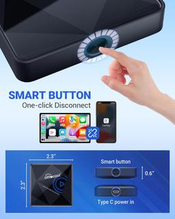 Ottocast U2AIR Pro Wireless CarPlay Adapter - Black