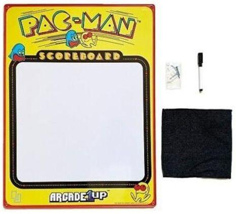 Pac-Man  Tin Scoreboard with Dry Erase Kit Whiteboard Mounting Kit - Default - Excellent