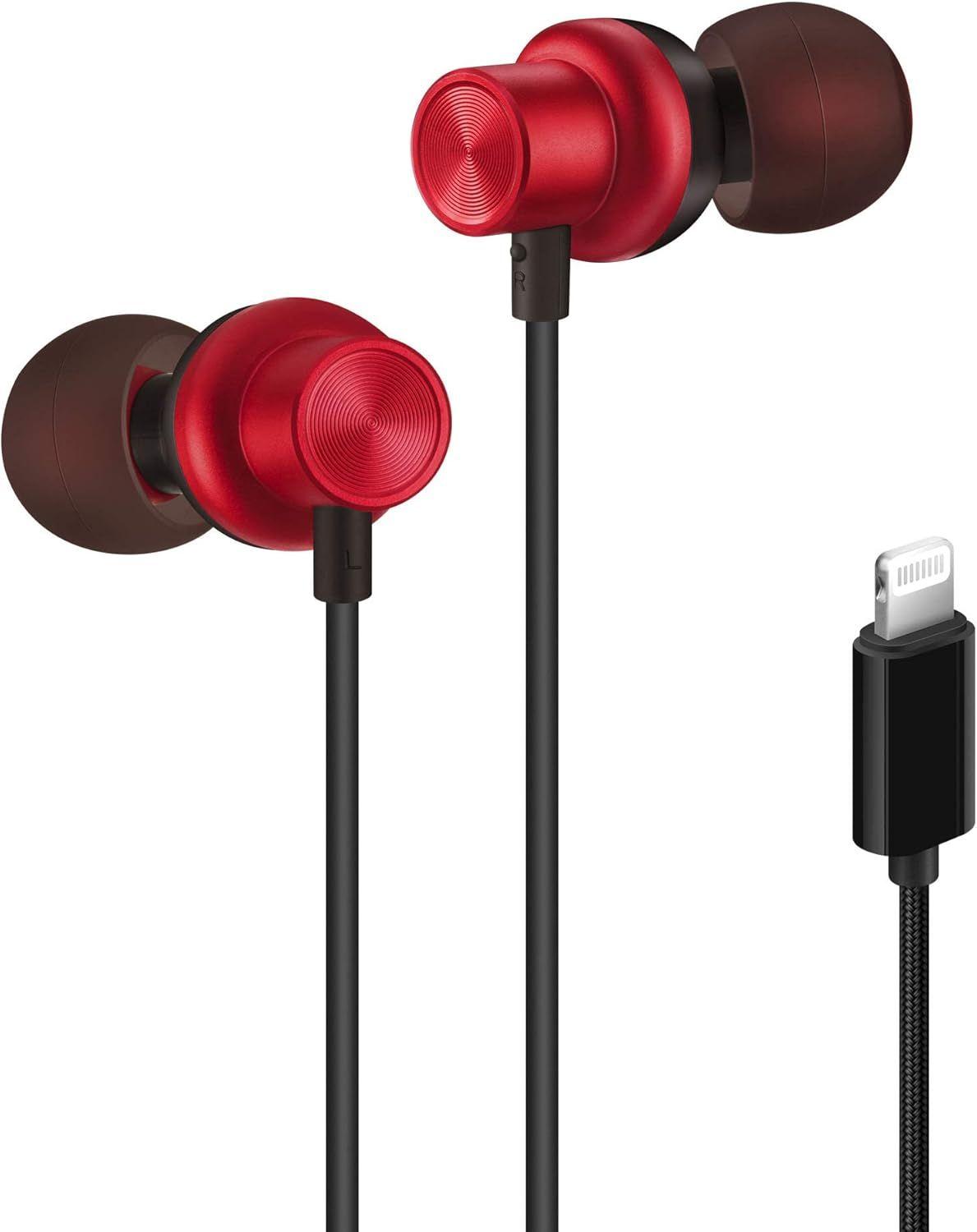 Palovue  Earflow Plus Lightning Headphones - Red - Excellent