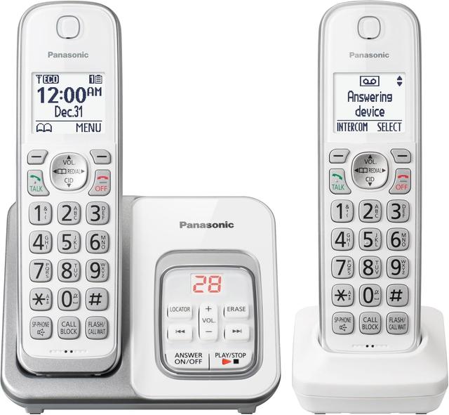 Panasonic KX-TGD532W Cordless Phone System 