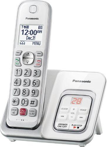 Panasonic KX-TGD833 Link-to-Cell Cordless Phone - White