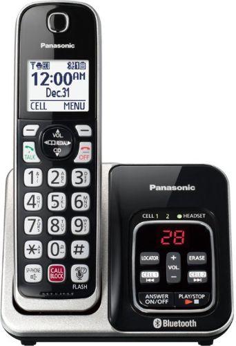 Panasonic KX-TGD864S Link-to-Cell Cordless Phone - Black