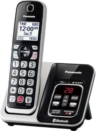 Panasonic KX-TGD864S Link-to-Cell Cordless Phone - Black