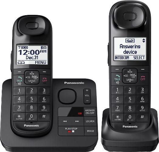 Panasonic  KX-TGL432 Cordless Phone - Black - Excellent