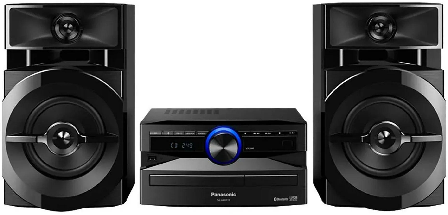 Panasonic  SC-AKX110 300W Mini CD Stereo System - Black - Acceptable