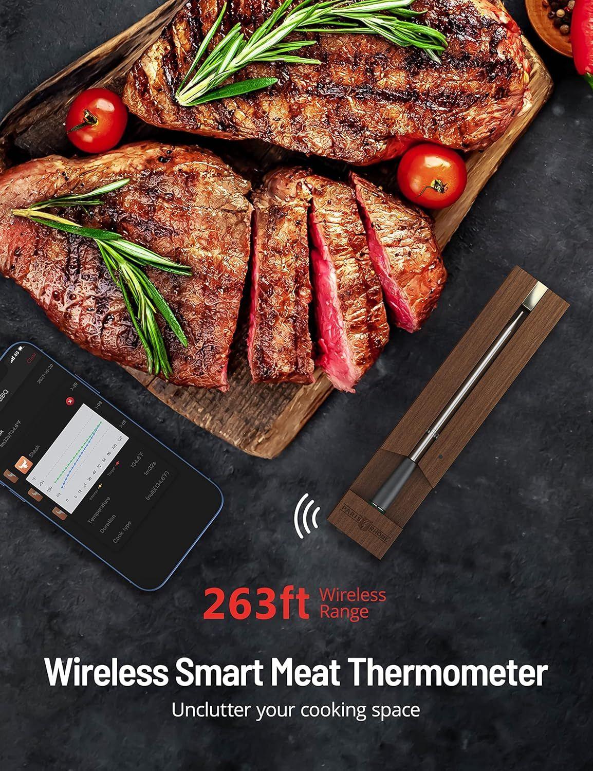 Refurbished Paris Rhone Wireless Meat Thermometer - Reebelo US